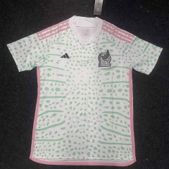 (S-4XL) 2023-2024 Mexico White Thailand Soccer Jersey AAA-0871