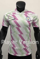 Player Version 2023-2024 Specail Version Manchester City White&Green&Pink Thailand Soccer Jersey AAA-1959