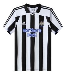 Retro Version 03-05 Newcastle United Black&White Thailand Soccer Jersey AAA-7505