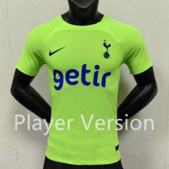 Player Version 2023-2024 Tottenham Hotspur Fluorescent Green Thailand Soccer Jersey AAA-888