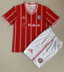 2023-2024 Bristol City Home Red Soccer Uniform-AY