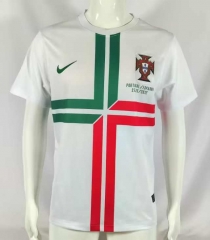 Retro Version 2012 Portugal Away White Thailand Soccer Jersey AAA-503