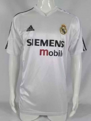 Retro Version 04-05 Real Madrid Home White Thailand Soccer Jersey AAA-503
