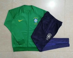 2023-2024 Brazil Green Thailand Soccer Jacket Uniform -815