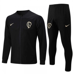 2022-2023 Corinthians Black Thailand Soccer Jacket Uniform-815