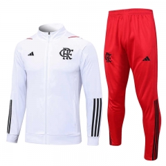 2023-2024 Flamengo White Thailand Soccer Jacket Uniform-815