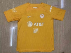 2023-2024 Club America Goalkeeper Orange Thailand Soccer Jersey AAA-6895