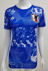 2023-2024 Anime Version Japan Blue Women Thailand Soccer Jersey AAA-708