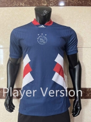 Player Version 2023-2024 Ajax Royal Blue Thailand Soccer Jersey AAA-CS