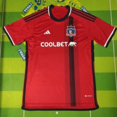 2023-2024 Colo-Colo Away Red Thailand Soccer Jersey AAA-HR