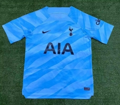 2023-2024 Tottenham Hotspur Goalkeeper Blue Thailand Soccer Jersey AAA-416