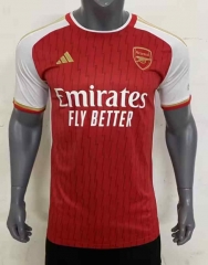 (S-4XL) 2023-2024 Correct Version Arsenal Home Red Thailand Soccer Jersey AAA-416