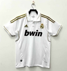 Retro Version 11-12 Real Madrid Home White Thailand Soccer Jersey AAA-811