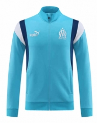 2023-2024 Olympique Marseille Light Blue Thailand Soccer Jacket-LH