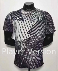 Player Version 2023-2024 Club America Black&White Thailand Soccer Jersey AAA-5698