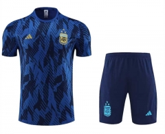 2023-2024 Argentina Blue&Black Thailand Soccer Uniform-0299