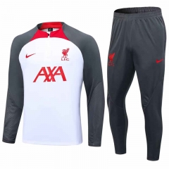 2023-2024 Liverpool White Thailand Soccer Tracksuit-411