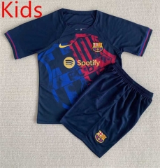 2023-2024 Concept version Barcelona Royal Blue Kid/Youth Soccer Uniform-AY