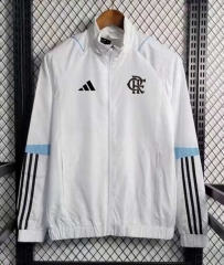 2023-2024 Flamengo White Thailand Trench Coats-GDP