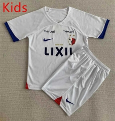 2023-2024 Kashima Antlers Away White Kids/Youth Soccer Uniform-AY