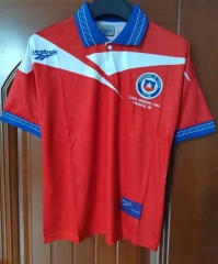 Retro Version 1998 Federación de Fútbol de Chile Red Thailand Soccer Jersey AAA-7T