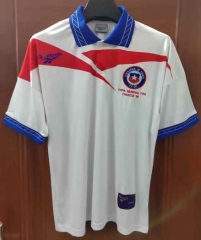 Retro Version 1998 Federación de Fútbol de Chile Away White Thailand Soccer Jersey AAA-7T