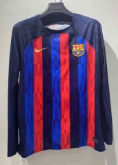 2023-2024 Barcelona Red&Blue LS Thailand Soccer Jersey AAA-422