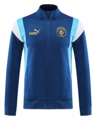 2023-2024 Manchester City Royal Blue Thailand Soccer Jacket-LH