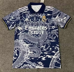 2023-2024 Real Madrid Blue&White Training Soccer Jersey AAA-2786