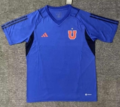 2023-2024 Universidad de Chile Blue Thailand Training Soccer Jersey AAA-2786