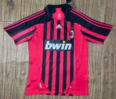 Retro Version 07-08 AC Milan Home Red&Black Thailand Soccer Jersey AAA-SL