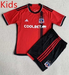2023-2024 Colo-Colo Away Red Kid/Youth Soccer Uniform-AY