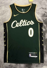 2023-2024 City Version Boston Celtics Green #0 NBA Jersey-311