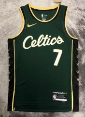 2023-2024 City Version Boston Celtics Green #7 NBA Jersey-311