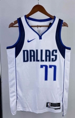 2023 Dallas Mavericks White #77 NBA Jersey-311