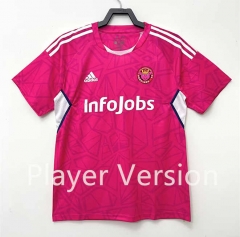 Player Version Porcinos FC Copa del Rey Pink Thailand Soccer Jersey AAA Retro Version -811