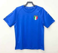 Retro Version 2000 Italy Home Blue Thailand Soccer Jersey AAA-811