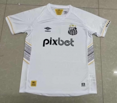 2023-2024 Santos FC Home White Thailand Soccer Jersey AAA-0009