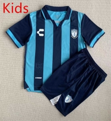 2023-2024 Commemorative Version Pachuca Blue&Black Kids/Youth Soccer Uniform-AY