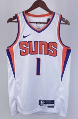 2023-2024 Phoenix Suns White #1 NBA Jersey-311