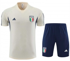 2023-2024 Italy Beige Thailand Soccer Uniform-4627
