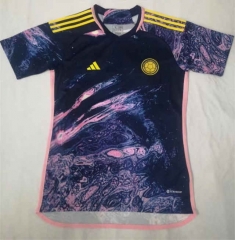 2023-2024 Colombia Away Black&Pink Thailand Soccer Jersey AAA-8381