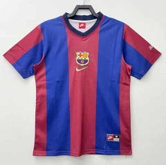 Retro Version 98-99 Barcelona Home Red&Blue Thailand Soccer Jersey AAA-811