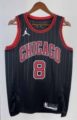2023 Jordan Limited Edition Chicago Bulls Black #8 NBA Jersey-311