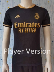 Player Version 2023-2024 Special Version Real Madrid Black&Gold Thailand Soccer Jersey AAA-807