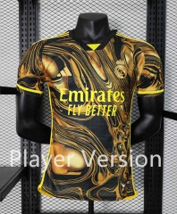 Player Version 2023-2024 Special Version Real Madrid Black&Yellow Thailand Soccer Jersey AAA-888