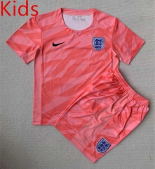 2023-2024 Scotland Goalkeeper Pink Kids/Youth Soccer Uniform-AY