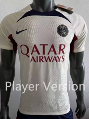 Player Version 2023-2024 Paris SG Yellow Thailand Training Soccer Jersey AAA-518
