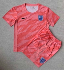 2023-2024 Scotland Goalkeeper Pink Soccer Uniform-AY