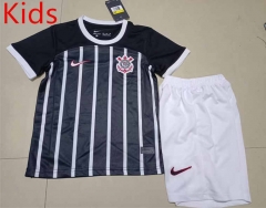 2023-2024 Corinthians Away Black Kids/Youth Soccer Unifrom-507
